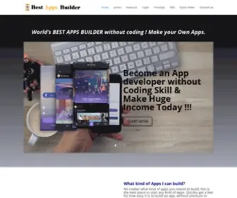 Bestappsbuilder.com(Best App Builder Without Coding) Screenshot