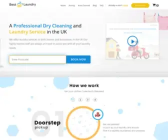 Bestatlaundry.com(24 hours Laundry Service In London Free Pickup & Delivery) Screenshot