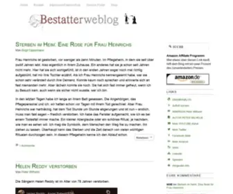 Bestatterweblog.de(Peter Wilhelm Buchautor Bestatterweblog Peter Wilhelm Bestattungsratgeber) Screenshot
