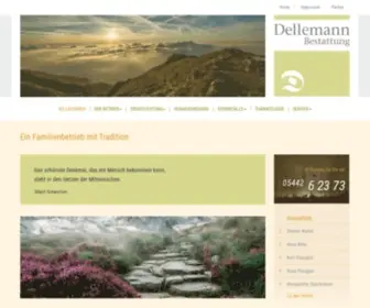 Bestattung-Dellemann.at(Dellemann Bestattung aus Landeck in Tirol) Screenshot