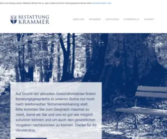 Bestattung-Krammer.at(Bestattung Krammer) Screenshot
