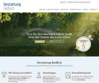 Bestattung-Redlich.at(Bestattung Redlich) Screenshot