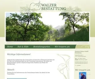 Bestattung-Walzer.at(Bestattung) Screenshot