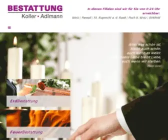 Bestattung-Weiz.at(Bestattung Koller) Screenshot