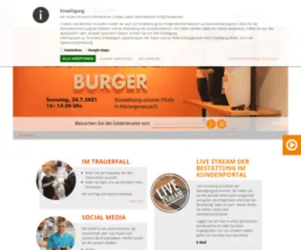 Bestattungen-Burger.de(Bestattungen) Screenshot