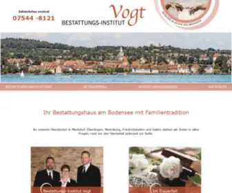 Bestattungs-Institut-Vogt.de(BESTATTUNGS-INSTITUT VOGT) Screenshot