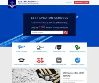 Bestaviation.net(Best Aviation Schools) Screenshot