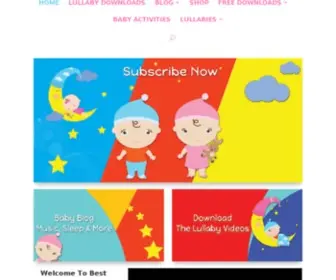Bestbabylullabies.com(Best Baby Lullabies) Screenshot