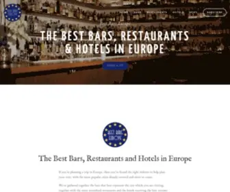 Bestbarseurope.com(Best Bars Europe) Screenshot