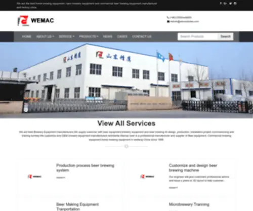 Bestbeerbrewingequipment.com(We customize and OEM brewery equipment manufacturers worldwide.Wemac beer) Screenshot