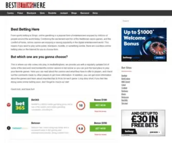 Bestbettinghere.com Screenshot