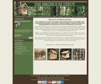 Bestbirdhousekits.com(Birdhouse Kits and Feeders from The Birdhouse Depot) Screenshot