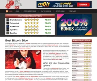 Bestbitcoindice.com(Best Bitcoin Dice) Screenshot