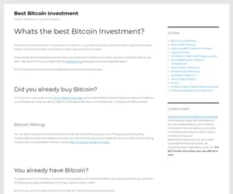 Bestbitcoininvestment.com(Invest in the Future) Screenshot