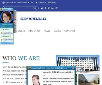 Bestblockmachine.com(LINYI SANCIDALO MACHINERY CO) Screenshot
