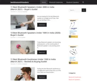 Bestbluetoothheadsetz.com(Best place to find the bluetooth headset) Screenshot