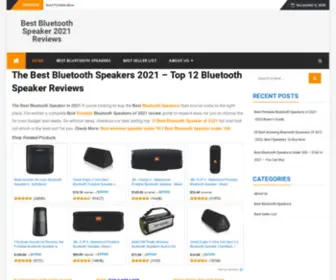 Bestbluetoothspeaker2019.xyz(The Best Bluetooth Speakers 2021 Top 10 Speakers Online) Screenshot