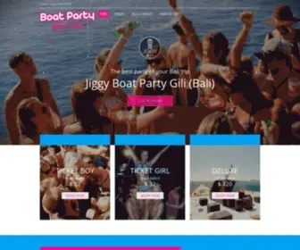 Bestboatpartybali.com(THE WILDEST AND BEST PARTY IN GILI(BALI)) Screenshot