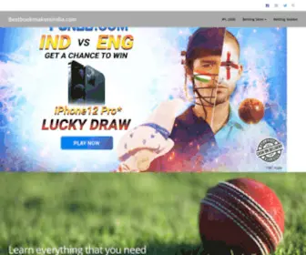 Bestbookmakersindia.com(Top Online Cricket Bookmakers in India) Screenshot