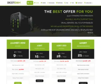 Bestbox.be(SeedServer hosting Package starting at 3$) Screenshot