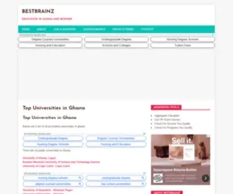 Bestbrainz.com(Ghana&#039;s Open University) Screenshot