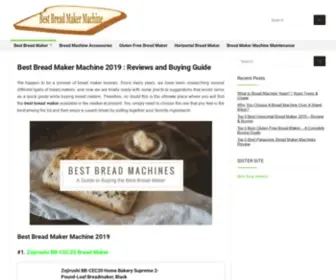 Bestbreadmakermachine.com(Best Bread Maker Machines 2021) Screenshot