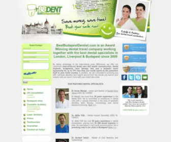 Bestbudapestdentist.com(Dental Hungary) Screenshot