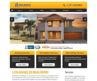 Bestbuildersla.com(Performance you can count on. Your vision) Screenshot