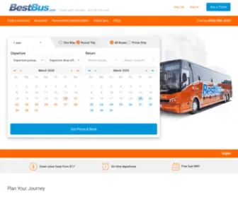 Bestbus.com(Best Bus from DC to NYC) Screenshot