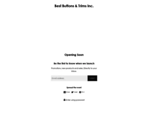 Bestbuttonsandtrims.com(Create an Ecommerce Website and Sell Online) Screenshot