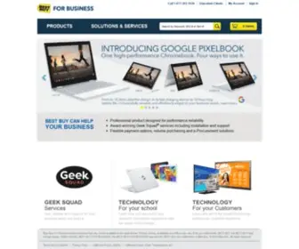 Bestbuybusiness.com(Best Buy Business) Screenshot