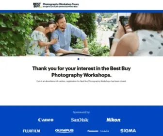 Bestbuyphotoworkshoptours.com(Best Buy Photography Workshop Tour) Screenshot