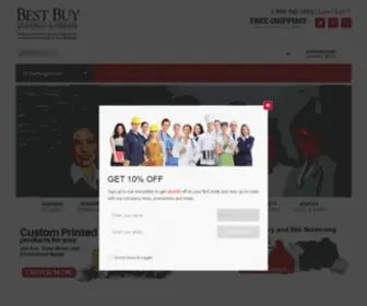 Bestbuyuniforms.com(Best Buy Uniforms & Promos) Screenshot