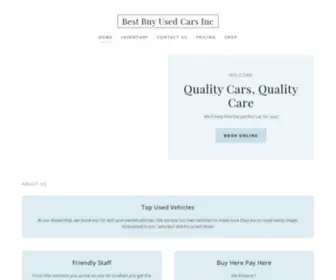 Bestbuyusedcarsinc.com(Best Buy Used Cars Inc) Screenshot