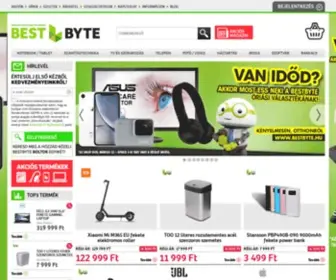 Bestbyte.hu(Elektronikai szaküzlet és webáruház) Screenshot