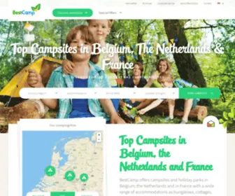 Bestcamp.co(Top Campsites in Belgium) Screenshot