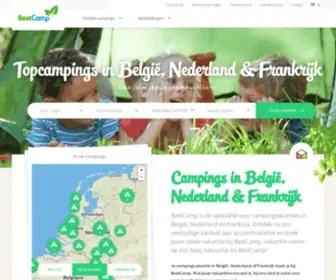 Bestcamp.nl(Top campings in Belgie en Nederland) Screenshot