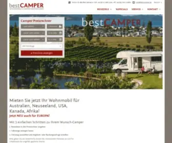 Bestcamper.de(Wohnmobile mieten) Screenshot