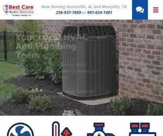 Bestcaretn.com(Heating And Air) Screenshot