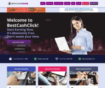 Bestcashclick.com(BestCashClick) Screenshot