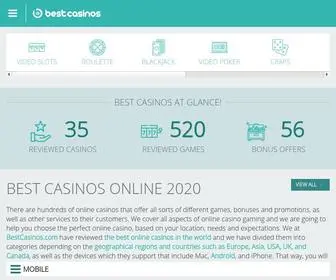 Bestcasinos.com Screenshot