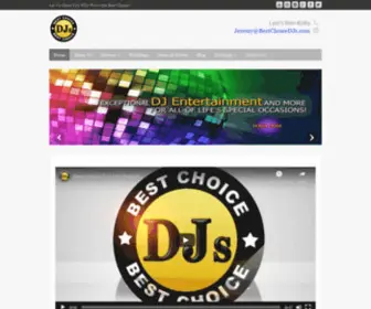 Bestchoicedjs.com(Best Choice DJs) Screenshot