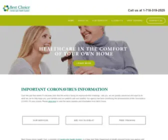Bestchoicehomehealthcare.org(Best Choice Home Health Care) Screenshot