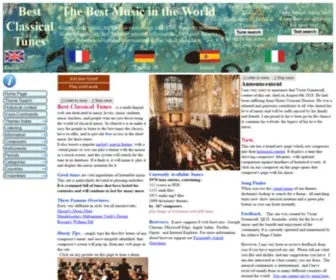 Bestclassicaltunes.com(Best Classical Tunes) Screenshot