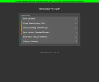 Bestcleaner.com(Cleaning) Screenshot