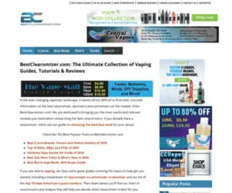 Bestclearomizer.com(Vaping Guides & Reviews) Screenshot