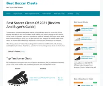 Bestcleatsreviews.com(10 Best Soccer Cleats According to Soccer Coaches & Players) Screenshot