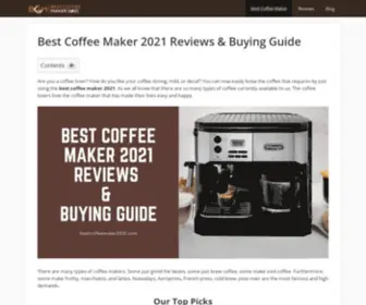 Bestcoffeemaker2021.com(Bestcoffeemaker 2021) Screenshot