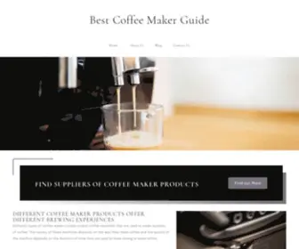 Bestcoffeemakerguide.org(Best Coffee Maker Guide) Screenshot