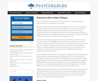 Bestcollegesonline.org(Best Online Colleges) Screenshot